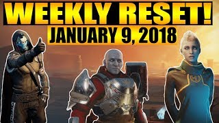 Destiny 2 | Weekly Reset January 9 2018 1 9 18Nightfall Milestones Eververse Stock
