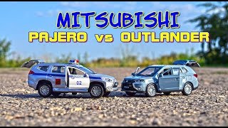 Распаковка МАШИНОК. Купил новые модели машин Mitsubishi / Мицубиси Outlander и Pajero Sport.