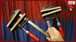 НЕРЕАЛЬНО КРУТАЯ САМОДЕЛКА. F- Образная струбцина.DIY. Крутая идея для самоделки своими руками.