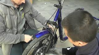Сборка трехколесного электровелосипеда skybike 3 CYCL