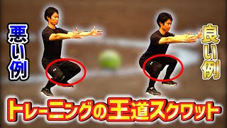 【スクワットのポイント】野球に必要な下半身の爆発力を手に入れろ！