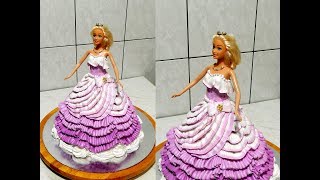 ТОРТ БАРБИ  от СЛАДКАЯ КРАСОТА, How to make barbie doll cake