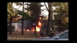 Raw Video: Con Ed substation burns