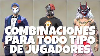 MEJORES COMBINACIONES de ROPA para TODO tipo de JUGADORES - FREE FIRE