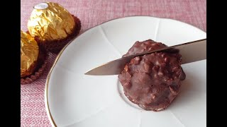 10 DK DA  EV YAPIMI FERRERO ÇİKOLATA NASIL YAPILIR? / ÇİKOLATA YAPIMI