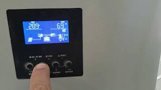 MPP Solar PIP4024MSP OFFGRID Hybrid Inverter when we left 3 months ago