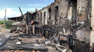 Крупный пожар в селе Птгунк: 14 семей остались без крыши над головой