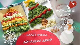 Как украсить салат на Новый год Красивые и вкусные елочки на новогоднем столе