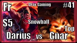 Darius vs Gnar S5 League Of Legends Gameplay