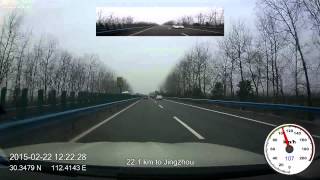 2015 drive-lapse from Beijing to Yuxi, Yunnan, China, 12x speed, 1080p, 60fps