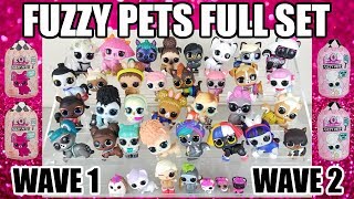 LOL Surprise Series 5 FUZZY PETS FULL SET | Wave 1 + Wave 2 Complete Collection | All Ultra Rares