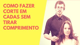 COMO FAZER CORTE EM CAMADAS - sem tirar comprimento