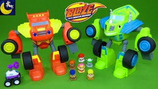 Awesome Blaze and Monster Machines Toys - Robot Riders Watts Zeg Paw Patrol Mashems Teenies