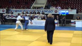 ЧР-2013 ДЗЮДО ДЕВУШКИ 52 ДАРЬЯ  СИДНОВА , СПб