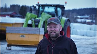 CLAAS ARION 660 CMATIC og CLAAS ROLLANT 455 UNIWRAP | Håvard Nygaard