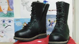 Making super warm Natural winter boots \ Делаем зимние берцы "Сталкер"