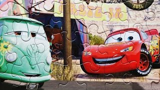DISNEY PIXAR CARS Puzzle Games Jigsaw Rompecabezas Kids Toys Learning Activities Picture