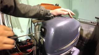 Запуск лодочного мотора yamaha 4 л.с
