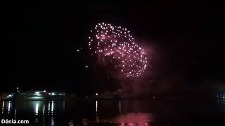 Moros y Cristianos Dénia 2018: Castillo de fuegos artificiales