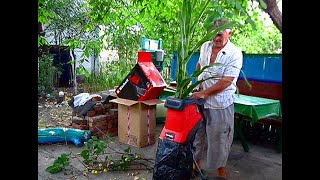 Einhell GC KS 2540 измельчитель садовый сборка и ПЕРВАЯ ПРОБА