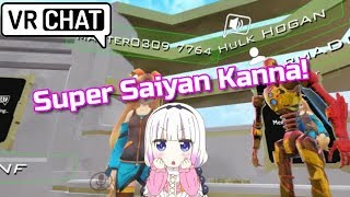 [VRchat] Loli Voice Trolling: "Kanna goes Super Saiyan!"