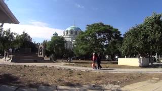 Крым, Евпатория, июнь 2014. Туристическая Евпатория. Морпорт, Набережная Терешковой, ул. Караимская