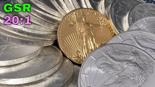 How The Gold - Silver Ratio  Can Drop To 20:1