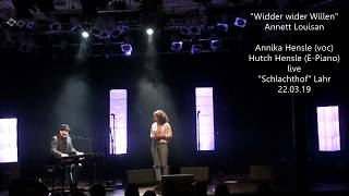Widder wider Willen - Annett Lousian Cover (Annika Hensle)