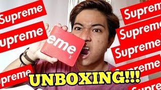 UNBOXING/REVIEW DOMPET SUPREME X LOUIS VUITTON INDONESIA