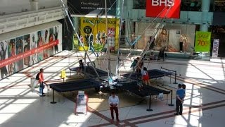 Мобильный 4 местный банджи-батут