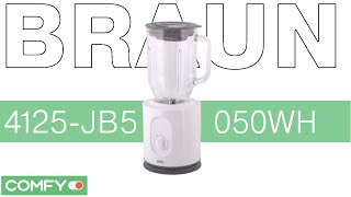 Braun 4125-JB5050WH - производительный стационарный блендер - Видеодемонстрация от Comfy.ua
