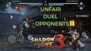 Shadow Fight 3 OVERPOWERED OPPONENTS | DUEL