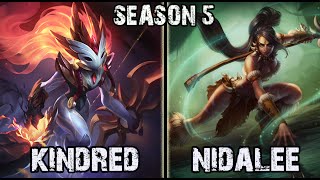 Kindred vs Nidalee Jungle Ranked Challenger Korea