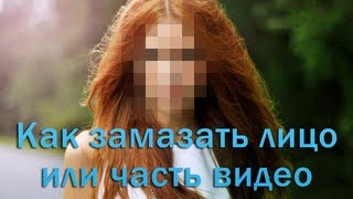 Как замазать лицо или часть видео в Sony Vegas