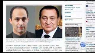 ثورة مصر | تقرير: ثروة حسني مبارك، 70 مليار | 05.02.2011