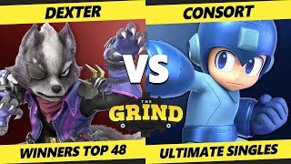 Smash Ultimate Tournament - Dexter (Wolf) Vs. Consort (Mega Man) The Grind 111 SSBU Top 48