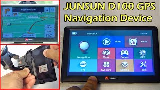 Junsun D100 7" GPS Navigator with World Map - Gearbest