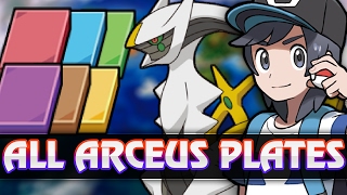 Pokemon Sun and Moon - All Arceus Plate locations