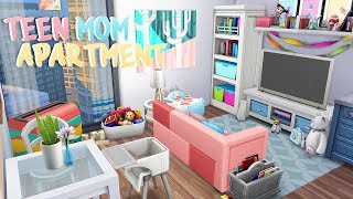 TEEN MOM APARTMENT ? | The Sims 4 | Apartment Renovation Speed Build