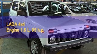 Краткий обзор ЛАДА 4х4 "Нива" с мотором 1,8 л LADA 4x4 Niva 1.8L engine