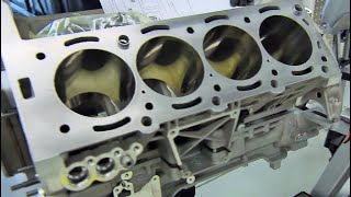 Mercedes Benz AMG 63 V8 Engine Production