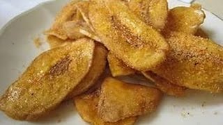Банановые чипсы с корицей/Banana chips with cinnamon
