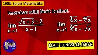 Menentukan Limit Fungsi Aljabar Tak Tentu Dengan Cara Substitusi
