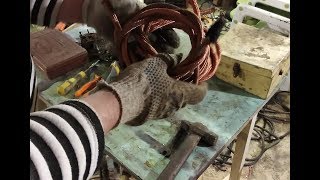 Медь.  100% сохраняем без потерь. Без кислородный обжиг.