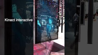 2017 International Auto Show Audi exhibition Kinect scan interactive