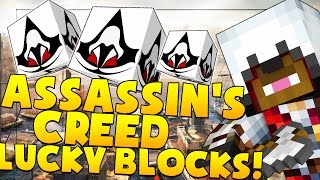 ASSASSIN'S CREED LUCKY BLOCK MOD CHALLENGE | Minecraft - Lucky Block Mod | JeromeASF