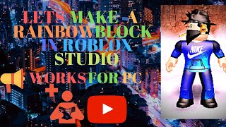 How To Make Your Block Rainbow In Roblox Studio [EASY]