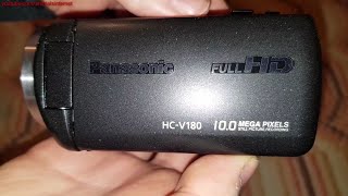 Panasonic HC-V180 video camera FullHD 59x Optical Zoom O.I.S.: unboxing & exploring
