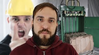 Работа сборщиком (прессовщик) макулатуры - Рабские условия