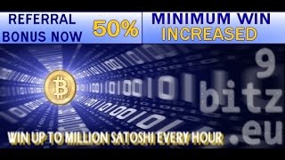 9bitz - почти 1 миллион сатоши и всего за 1 час! Заработок в интернете!